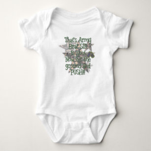 T-shirt Creeper infantil - senhor do pirralho do exército