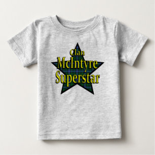 T-shirt Creeper orgânico infantil da estrela mundial de