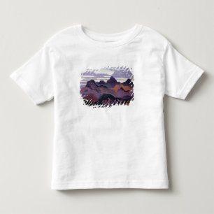 T-shirt Crepúsculo profundo, Pyrenees, c.1912-13 (óleo n