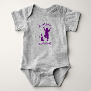T-shirt Cresça sua própria ioga criativa do ~ do bebê d