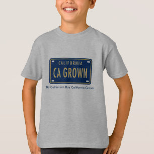 T-shirt crescido Califórnia da juventude do