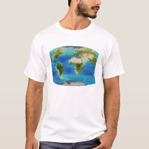 T-shirt Crescimento vegetal médio da terra