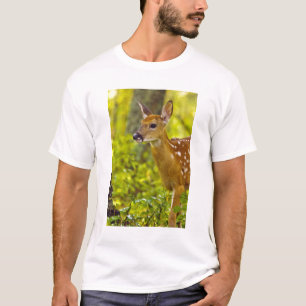 T-shirt cria de cervo-de-cauda-branca em Whitefish, Montan