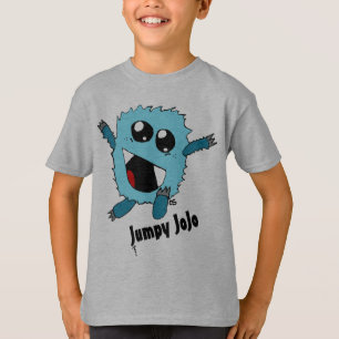 T-shirt Criação super Jumpy do monstro do divertimento d