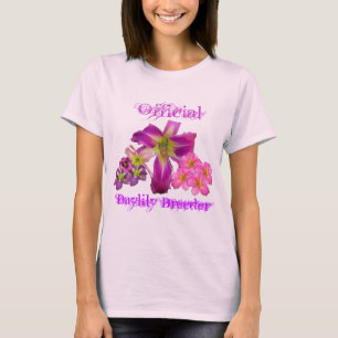 T-shirt Criador oficial do hemerocallis
