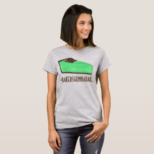 T-shirt Criadores vão Assar Hashtag Mint Grafopper Pie