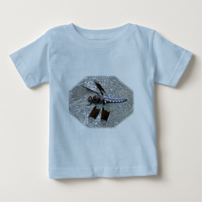 T-Shirt Criança Blue Dragonfly (Frente)