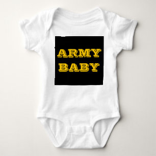 T-shirt Criança Creeper Army Baby