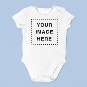 T-shirt Criança Creeper - Sua Imagem Aqui - Baby Romper