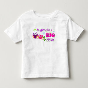 T-shirt Criança de irmã mais velha!