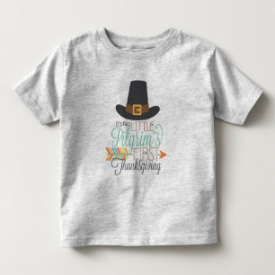 T-shirt Criança de Primeira Ação de Graças de Little P