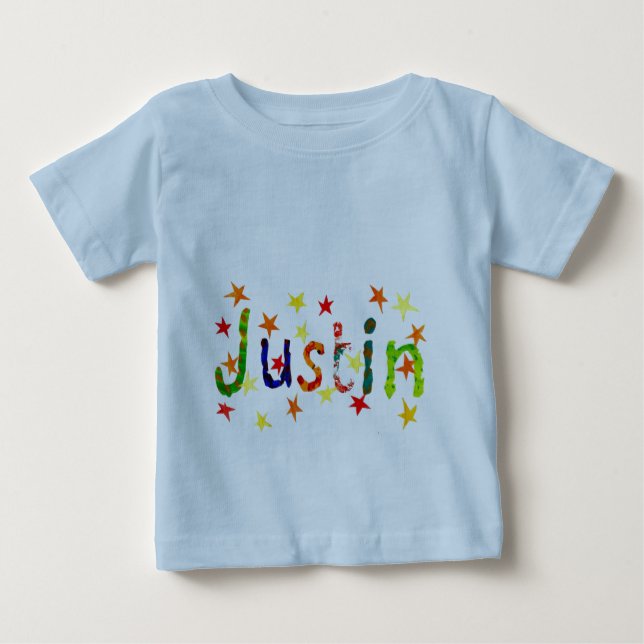 T-shirt Criança 'Justin' (Frente)