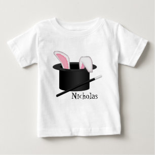 T-shirt Criança Personalizada do Chapéu do Mágico / Cam