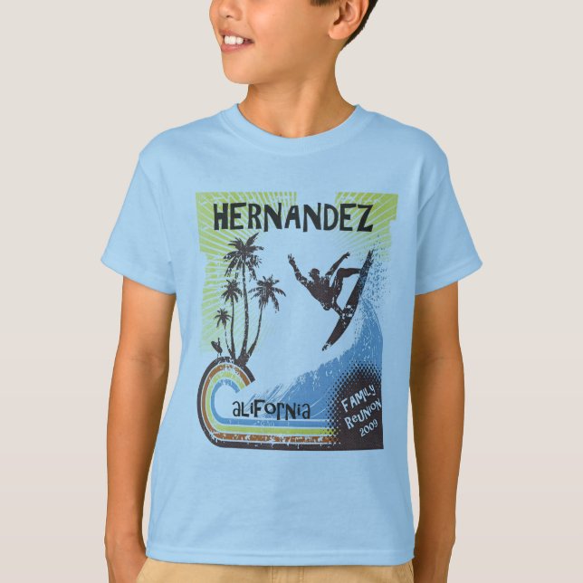 T-shirt criança Reunião da Família Hernandez 09 (Frente)