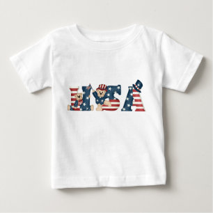 T-Shirt criança USA Teddy Bears