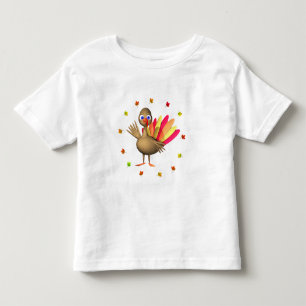 T-shirt Crianças - Ação de Graças, Baby Turkey