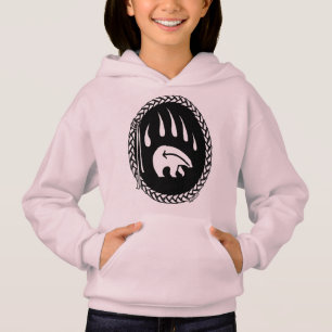 T-shirt Crianças de Arte do Urso Tribal Hoodie Bear Kids H