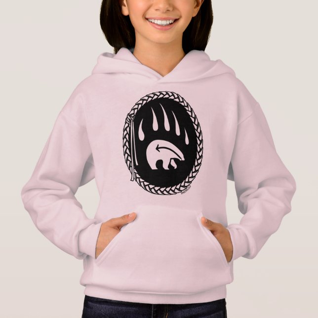 T-shirt Crianças de Arte do Urso Tribal Hoodie Bear Kids H (Frente)