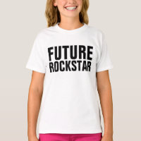 Crianças Engraçadas T-shirts, FUTURO ROCKSTAR