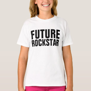 T-shirt Crianças Engraçadas T-shirts, FUTURO ROCKSTAR
