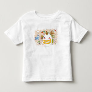 T-shirt Crianças que jogam com monstro