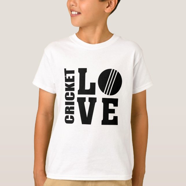 T-shirt Cricket Love, Cricket (Frente)