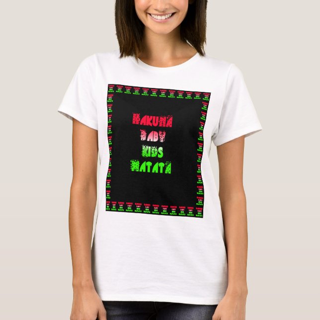 T-shirt Crie seu bebê bebezinhos presentes surpreendentes (Frente)
