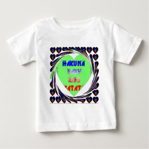 T-shirt Crie seu próprio Design de bebê do coração luminos