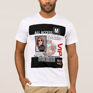 T-shirt Crie seu próprio VIP Pass 8 maneiras de personaliz