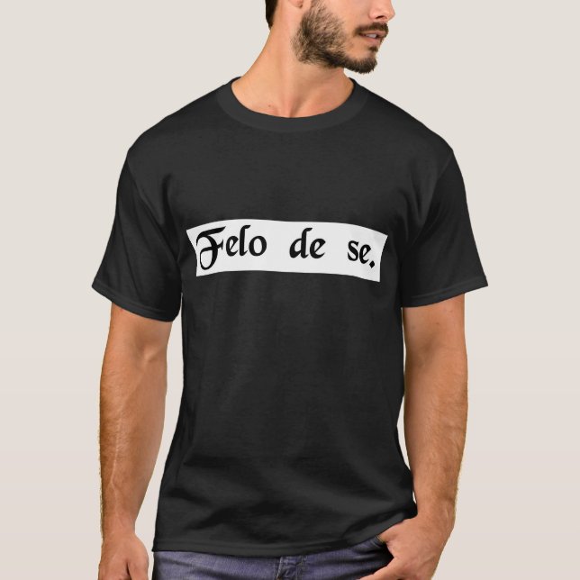 T-shirt Criminoso dsi mesmo. (Suicídio) (Frente)