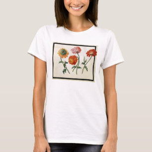 T-shirt Crisântemos (w/c no papel)