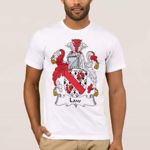 T-shirt Crista da família da lei