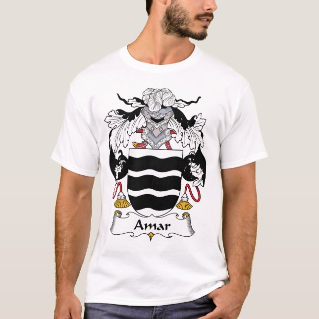 T-shirt Crista da família de Amar (Frente)