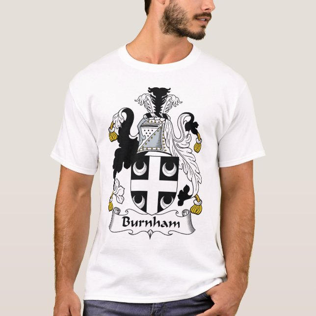 T-shirt Crista da família de Burnham (Frente)