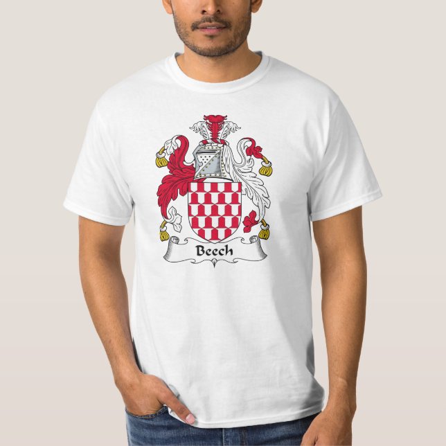 T-shirt Crista da família de faia (Frente)