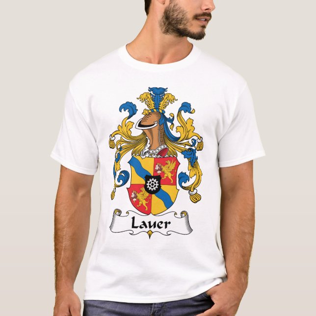 T-shirt Crista da família de Lauer (Frente)