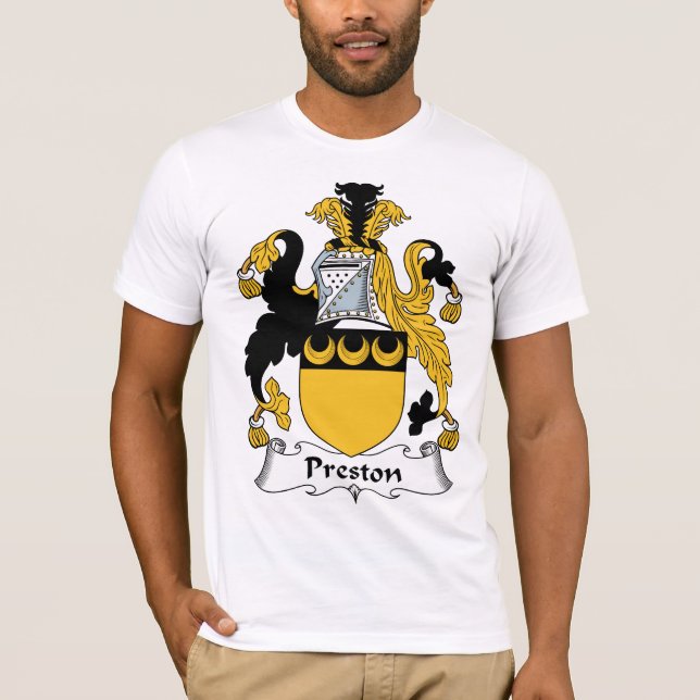 T-shirt Crista da família de Preston (Frente)