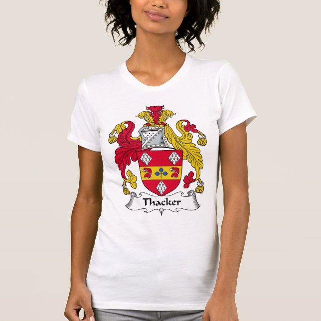 T-shirt Crista da família de Thacker (Frente)