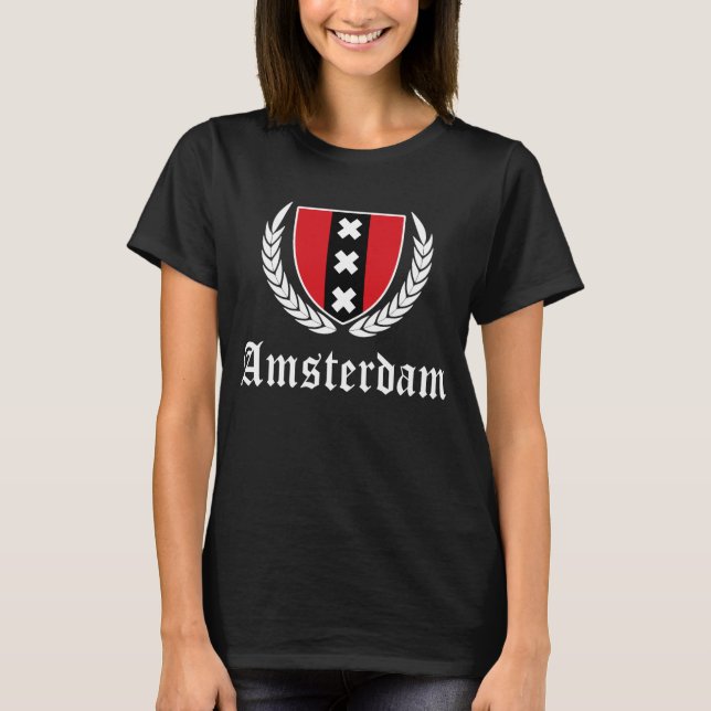 T-shirt Crista de Amsterdã (Frente)