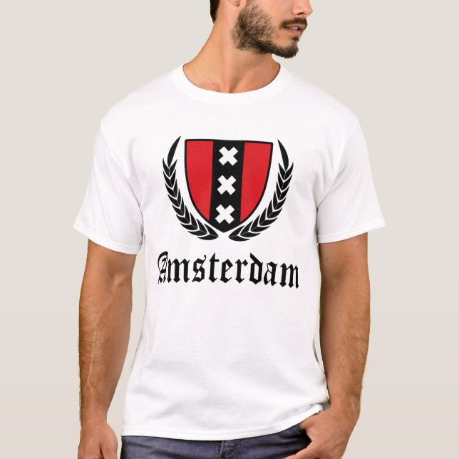 T-shirt Crista de Amsterdã (Frente)