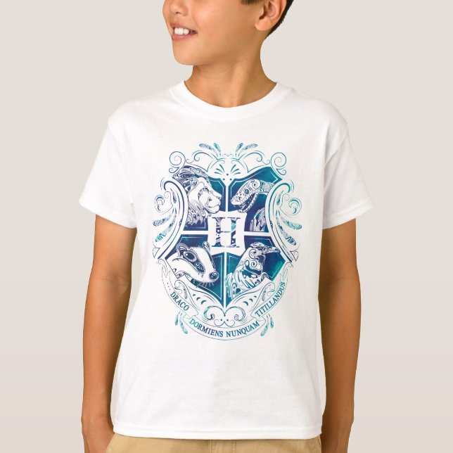 T-shirt Crista de Harry Potter | Aguamenti HOGWARTS™ (Frente)