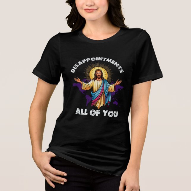 T-shirt cristã engraçada | Jesus Meme (Frente)