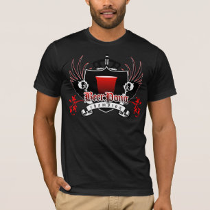 T-shirt crista real do campeão do pong da cerveja