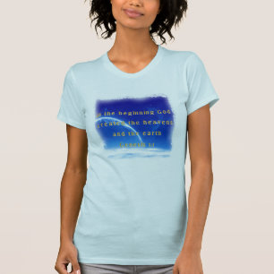 T-shirt cristão com verso da bíblia