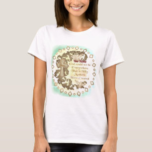 T-shirt cristão divino da mamã