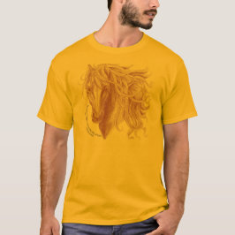 T-shirt cristão do cavalo