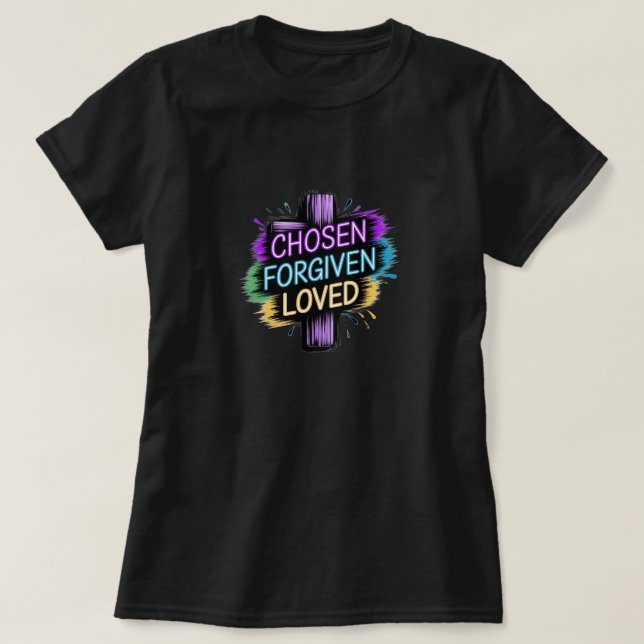 T-Shirt Cristão Escolhido (Frente do Design)
