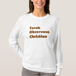 T-shirt Cristão observador de Torah