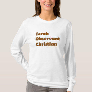 T-shirt Cristão observador de Torah