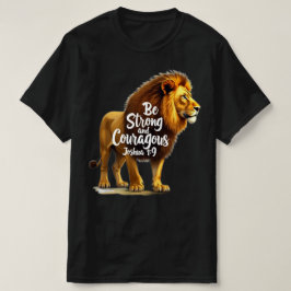 T-Shirt cristão | Seja forte e corajoso